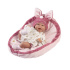 Llorens 74134 NEW BORN - realistická panenka miminko se zvuky a měkkým látkovým tělem - 42 cm