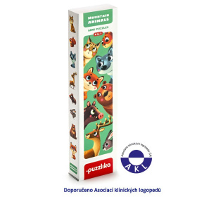 Puzzlika 14798 Lesní zvířátka - naučné puzzle 8 zvířátek - 16 dílků