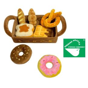 Magic Baby Pečivo v košíku - plyšová hračka