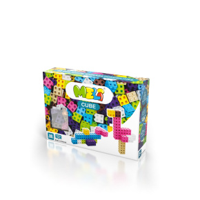 Stavebnice meli cube 50ks pastel