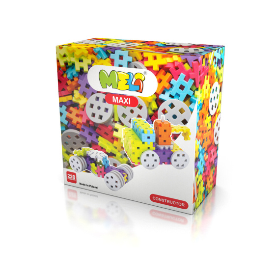 Stavebnice meli maxi Constructor 220ks