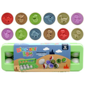 Vejce - třídič dinosauři a barvy - 3+1 zdarma