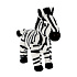 Keel Toys SE3699 Keeleco Zebra - ekoplyšová hračka 25 cm