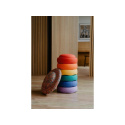 Stapelstein Rainbow set Classic + Confetti board 6+1