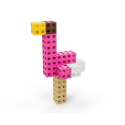 Stavebnice meli cube 50ks pastel