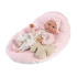 Llorens 73808 NEW BORN HOLČIČKA - realistická panenka miminko s celovinylovým tělem - 40 cm